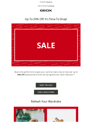 Geox - The Geox Summer Sale Is Here!