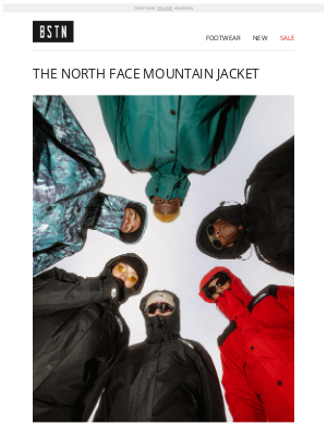 BSTN (Germany) - The North Face Mountain Jacket – Die Jacke für alle Abenteuer 🏔️  