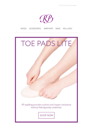 Russian Pointe - The must-have pointe shoe padding of the season - RP Toe Pads Lite 💜