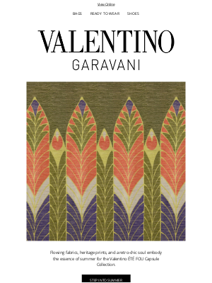 Valentino - Valentino ÉTÉ FOU Capsule Collection