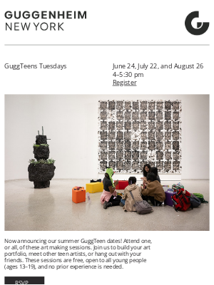 Guggenheim Museum - ✨ Summer GuggTeen Tuesday dates are here ✨