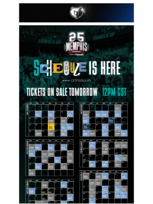 Memphis Grizzlies - MEMPHIS, It’s Almost That Time! 🗓️