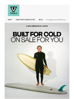 VISSLA - 35% Off Mens & Youth Wetsuits?! Just For You.