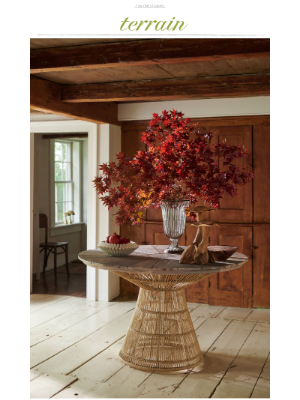 Anthropologie - Our Jardin table makes an entryway statement.