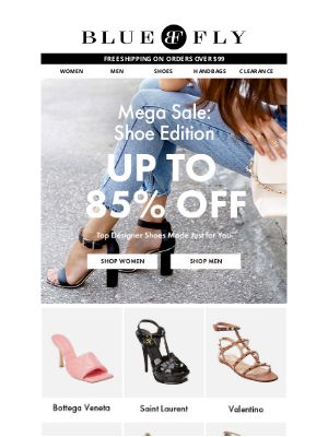 Bluefly - Summer Footwear: Up to 85% Off Sandals, Sneakers & More