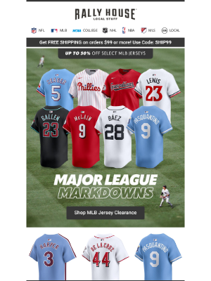 Rally House - Catch These Clearance Jerseys Before They're Gone ⚾💪