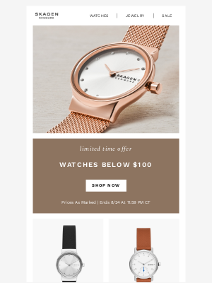 Skagen - LIMITED TIME ONLY