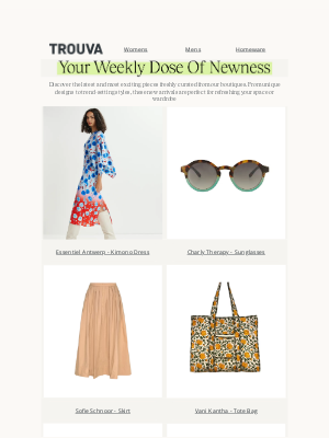 Trouva - New This Week: Laid-Back Looks with Luxe Detail