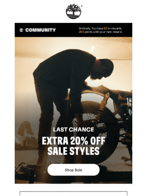ENDS SOON: Extra 20% Off Sale Styles!