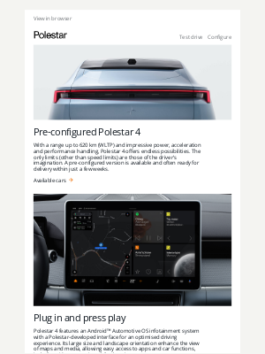 Polestar 4 at the centre of attention