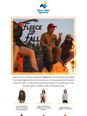 Sun & Ski - Make Fleece Your First Layer of Fall 🍂 Shop Fresh Styles Designed for Comfort, Versatility, and All-Day Wear!