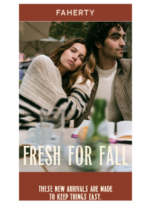 Faherty Brand - New Arrivals Inspired by Portugal