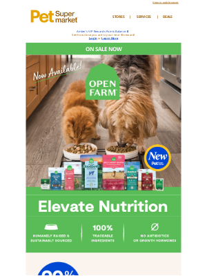 Pet Supermarket - LAST CHANCE 📢 20% OFF Open Farm Dog & Cat Food 🚜