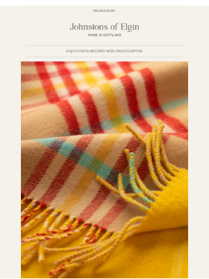 Johnstons of Elgin - Lambswool Throws