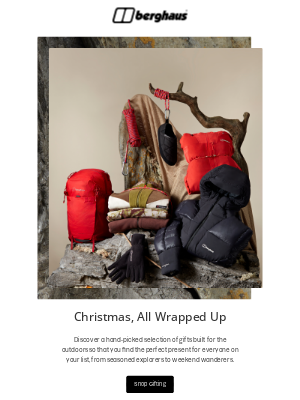 Berghaus (United Kingdom) - Christmas, All Wrapped Up