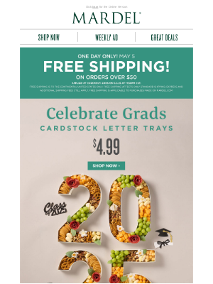 Mardel Christian and Education Stores, Inc. - Free Shipping + Celebrate Grads!