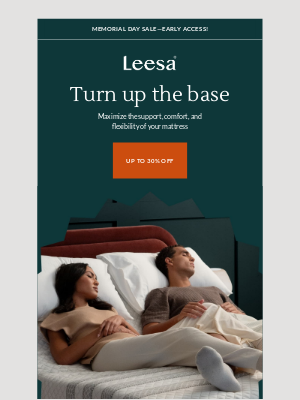 Leesa - 🛏️ Elevate your sleep with up to 30% off bases