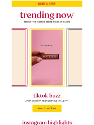 Burt's Bees - Which BB balm changed your lineup?