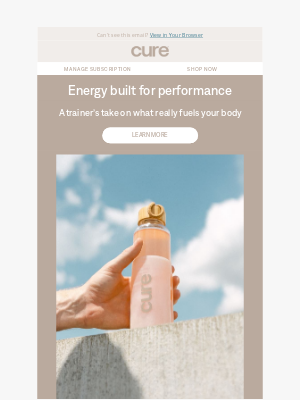 Cure - Energy that works smarter 💪