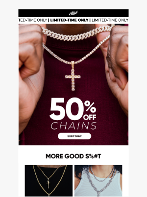 The GLD Shop - 🔒 1/2 PRICED CHAINS UNLOCKED 🔓