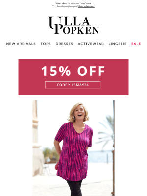 Ulla Popken USA - Find out what our top selling styles are and save 15%