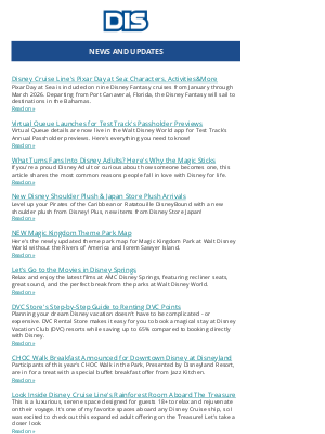 The DIS - News and Updates for 07/09/2025