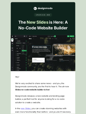 Designmodo - The New Slides is Here: A No-Code Website Builder