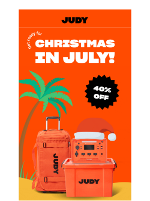 JUDY - Christmas… in July?