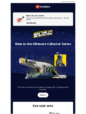 LEGO - Celebrate Star Wars™ Day with us