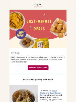 Winc - Last-chance Japanese snack deals
