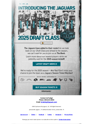 Jacksonville Jaguars - The Jaguars 2025 NFL Draft Class
