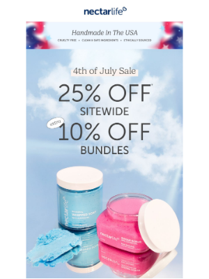 Nectar Bath Treats - 25 Off% + 10% off bundles!
