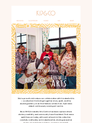 Kip and co (Australia) - Meet the six incredible artists behind Kip&Co x Ernabella Arts collaboration