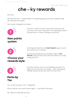 Bras N Things (New Zealand) - BIG news, kevin! Cheeky Rewards is glowing UP 🌟
