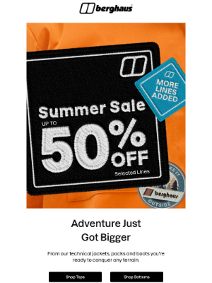 Berghaus (United Kingdom) - New Lines Added