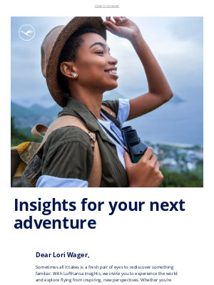 Lufthansa - Lufthansa Insights: tips and inspiration for your next vacation