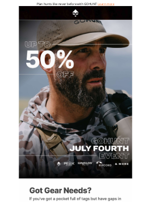 goHUNT - Footwear, Backcountry Meals & More – Now on Sale