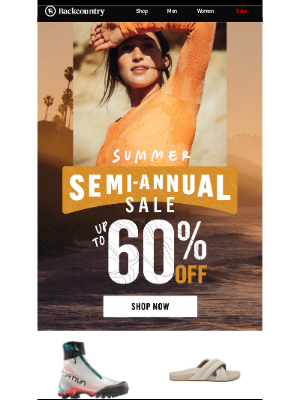 Backcountry - Semi-Annual Sale ends soon ⏰