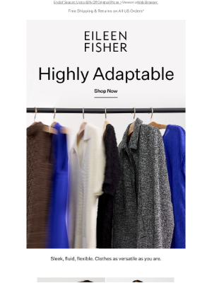 EILEEN FISHER - Sleek, Fluid, Flexible