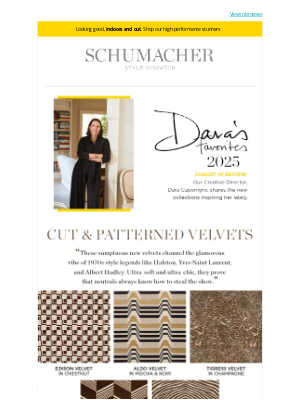 Schumacher and Co. - What I'm Loving Right Now