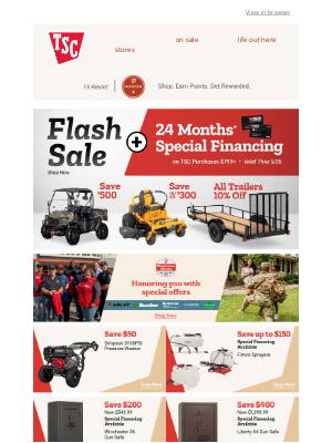 Tractor Supply Company - Built Tough, Priced Low. Up to $400 off safes, up to $70 off grills & much more!