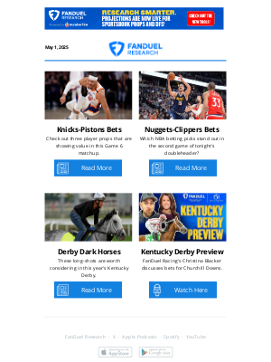 FanDuel - Thursday NBA Bets and Player Props