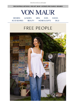 Von Maur - Breezy Looks from Free People ☀️
