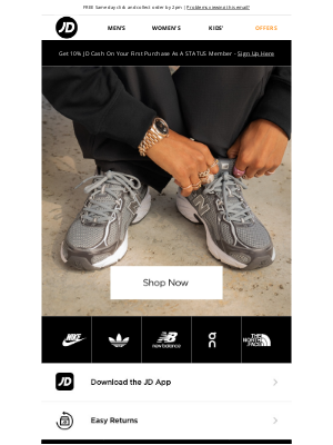 JD Sports (United Kingdom) - This Season's Brand: New Balance 📲