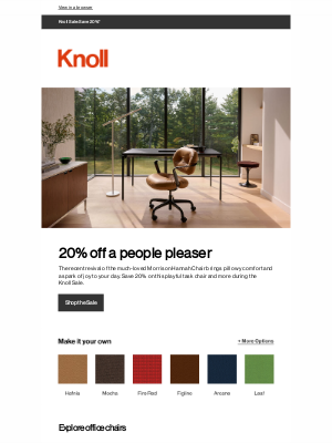 Knoll - Save 20% on the Morrison Hannah Chair