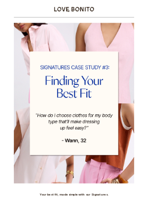 Love Bonito (Singapore) - 👗 Case Study #3: Petite-friendly, tall-approved