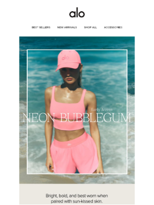 Alo Yoga - Early Access: Neon Bubblegum