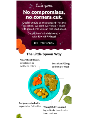 Little Spoon - No shortcuts. No junk. No compromises.