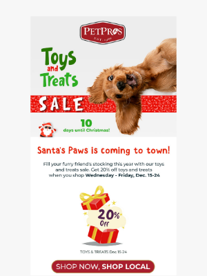 Pet Pros - Toys & Treats Sale!