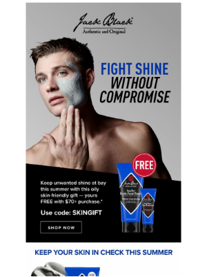 Jack Black - Fight oily skin this summer